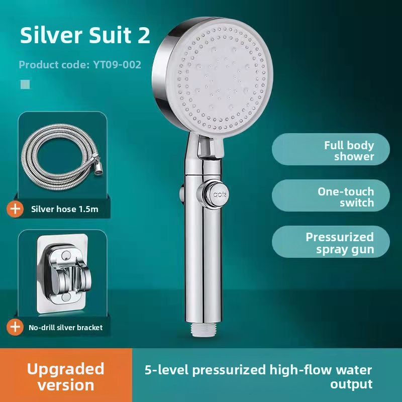 Pressurized shower head