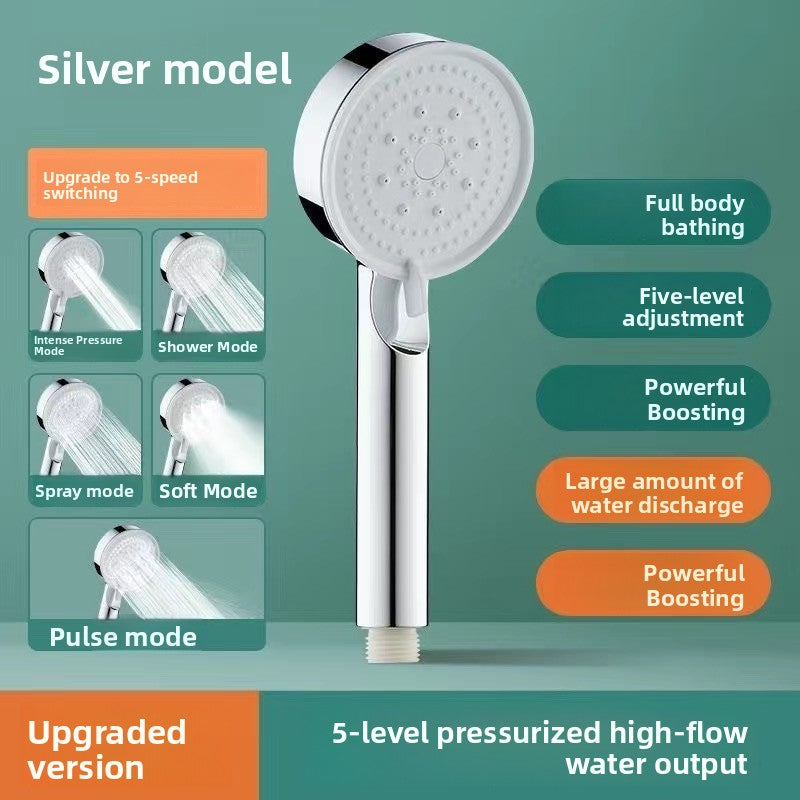 Pressurized shower head