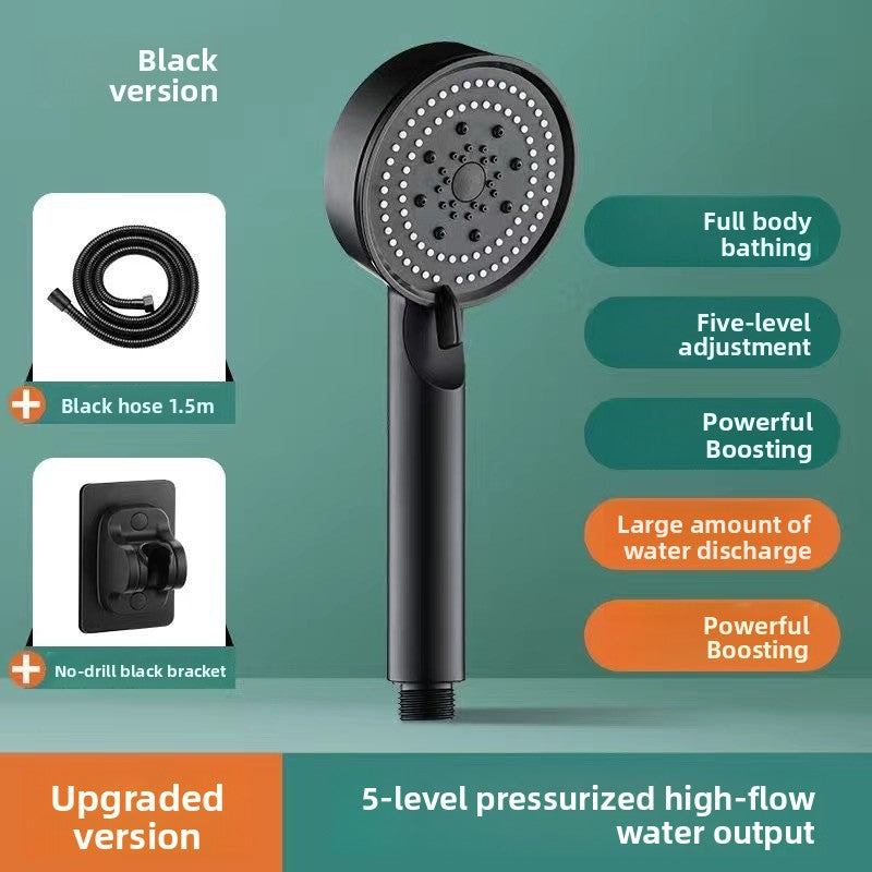 Pressurized shower head