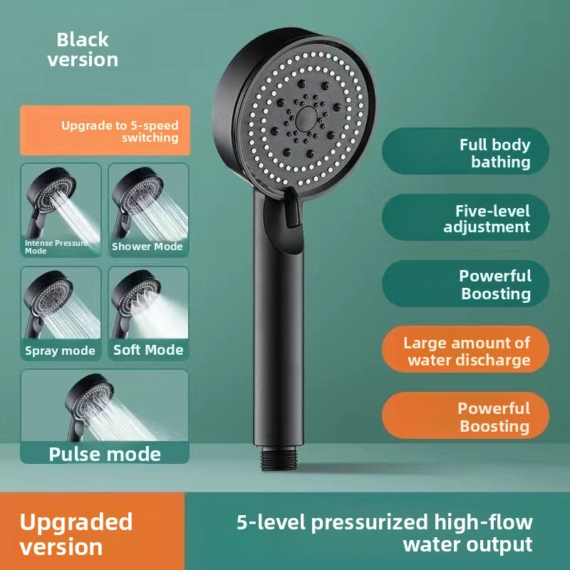 Pressurized shower head