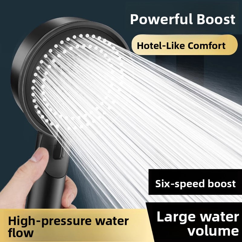 Pressurized shower head
