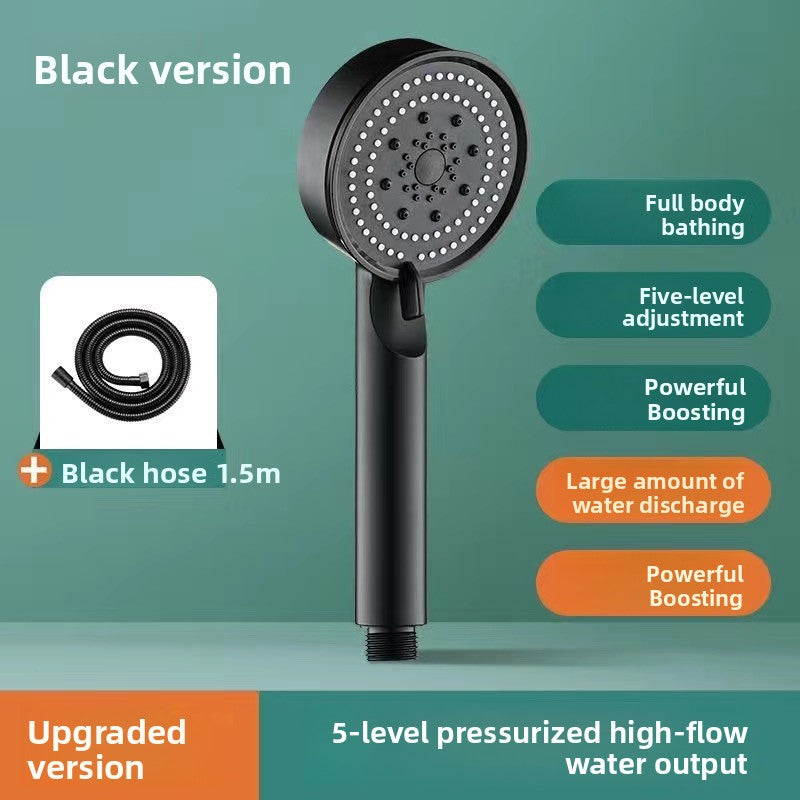 Pressurized shower head