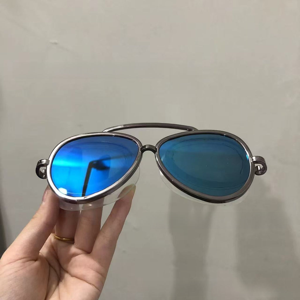 Full-view anti-fog swimming goggles