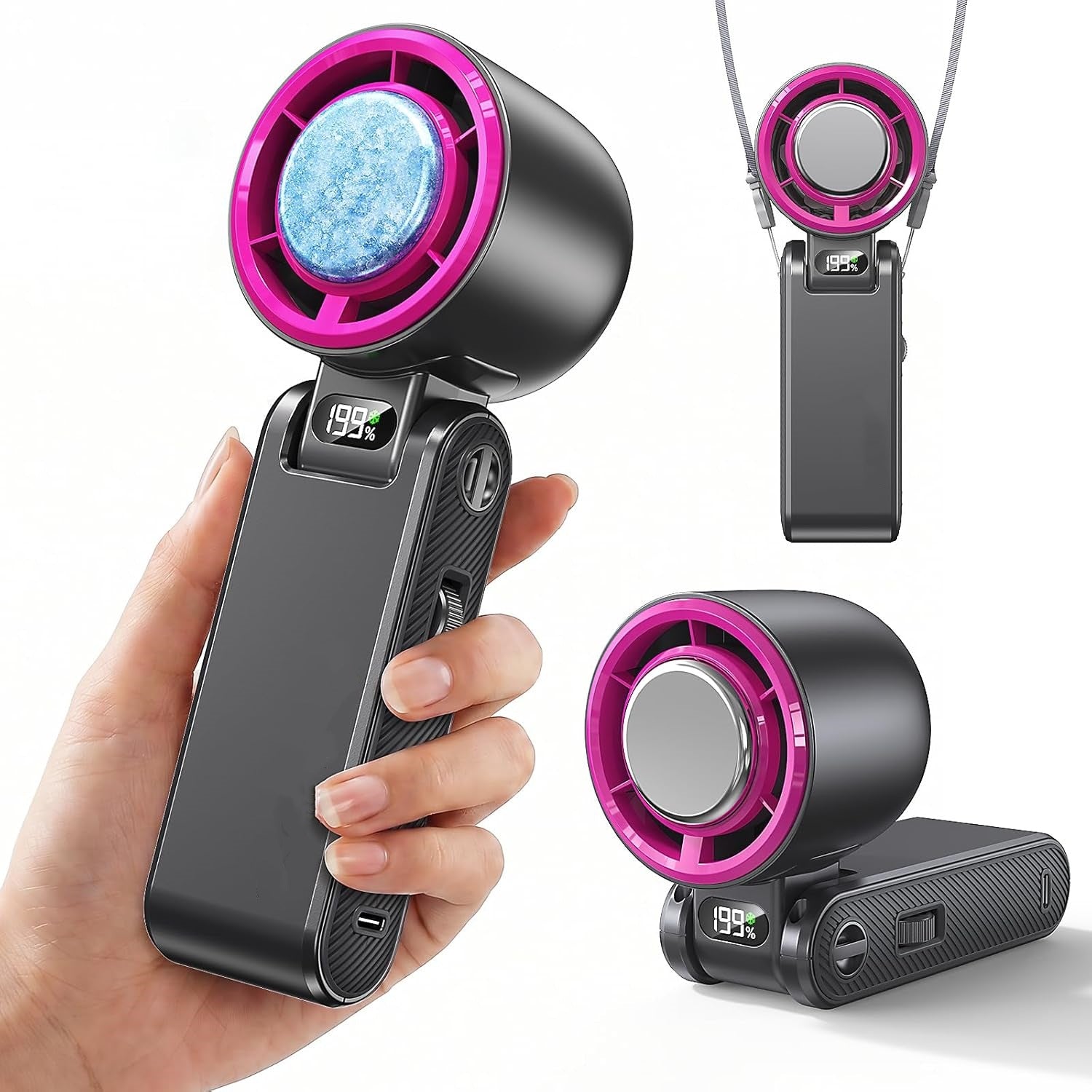 Portable Folding Rechargeable Mini Fan for Cross-border Sales