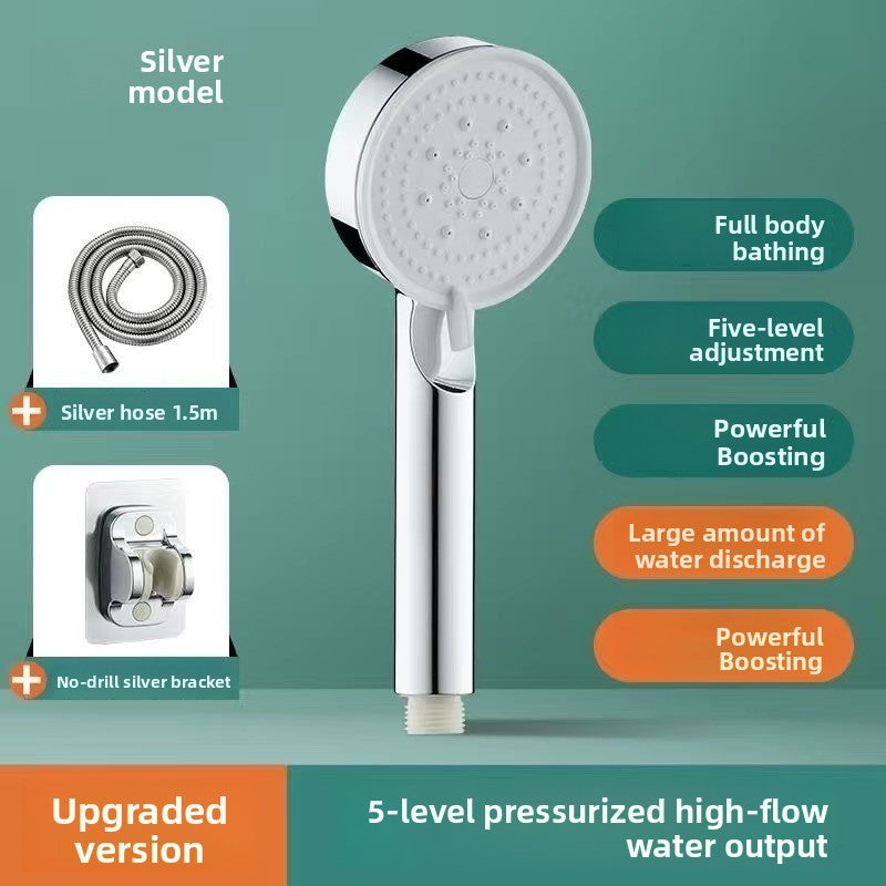 Pressurized shower head