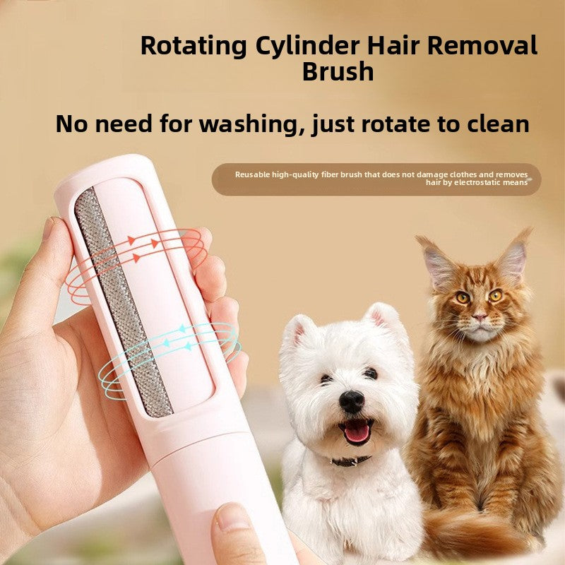 Rotating Pet Hair Removal Brush