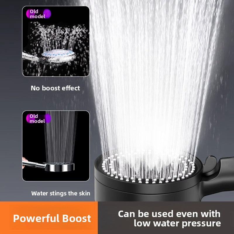 Pressurized shower head