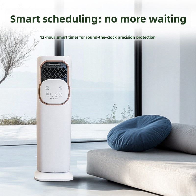 Smart air circulator with humidification