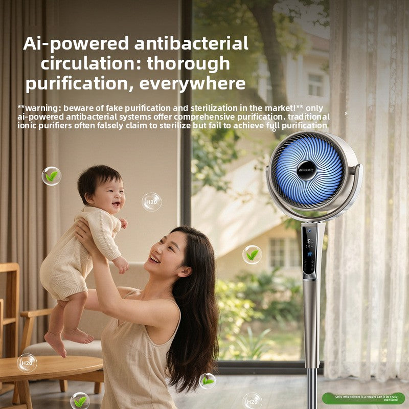 Household AI Air Circulation Fan with Purification