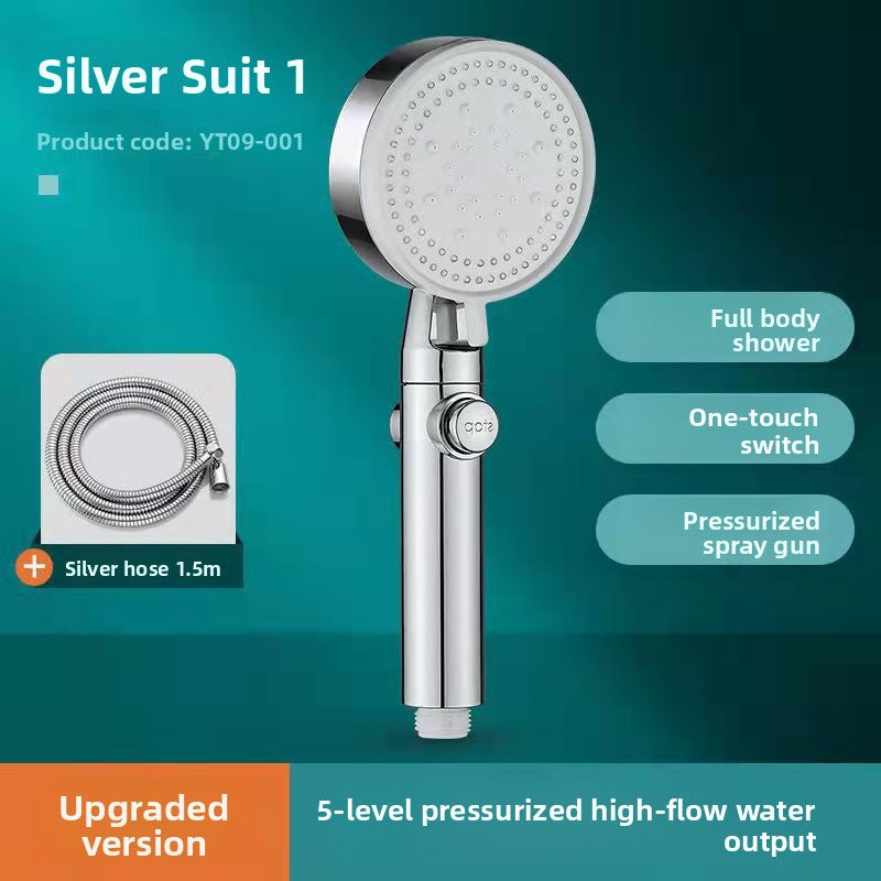 Pressurized shower head