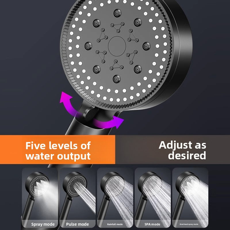 Pressurized shower head