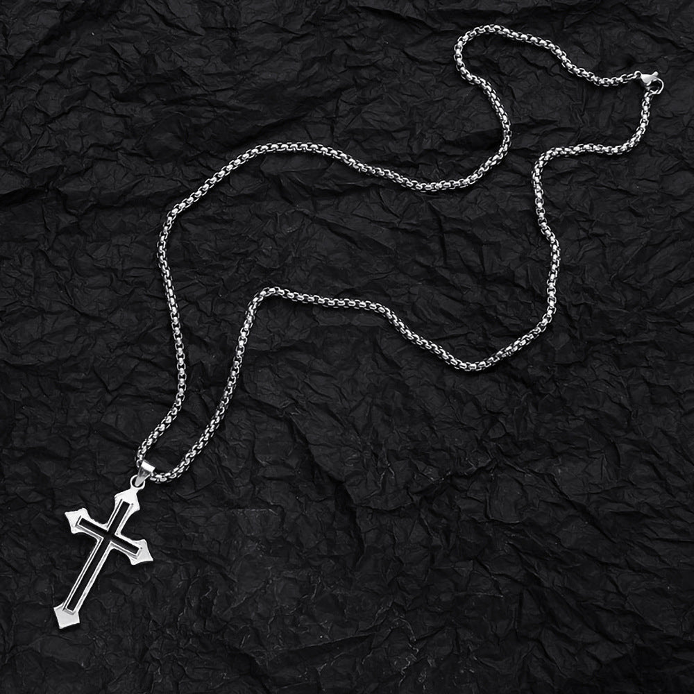 Titanium Steel Pendant Necklace - 8 Designs