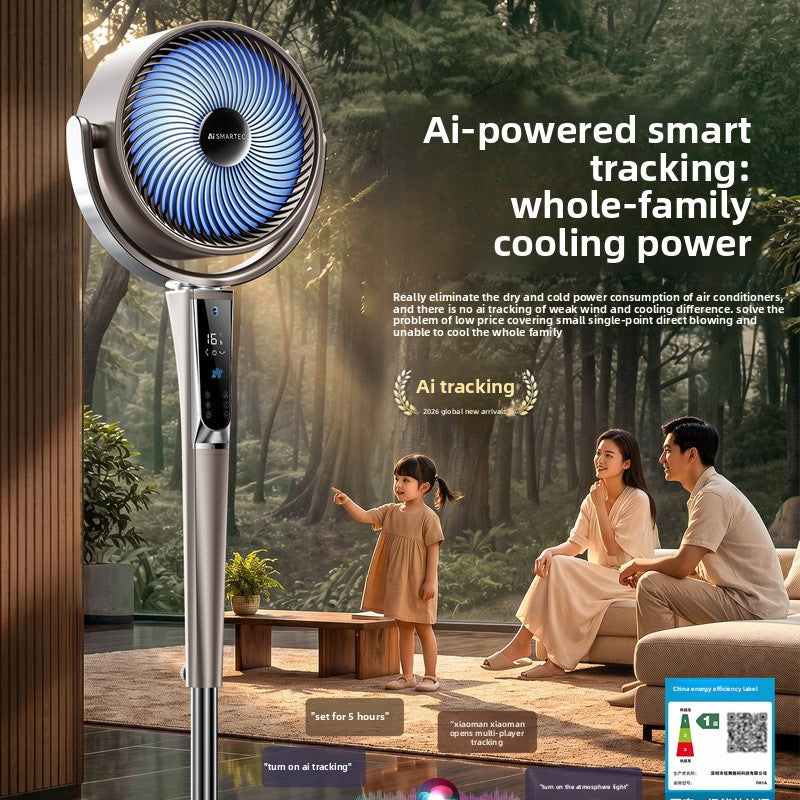 Household AI Air Circulation Fan with Purification