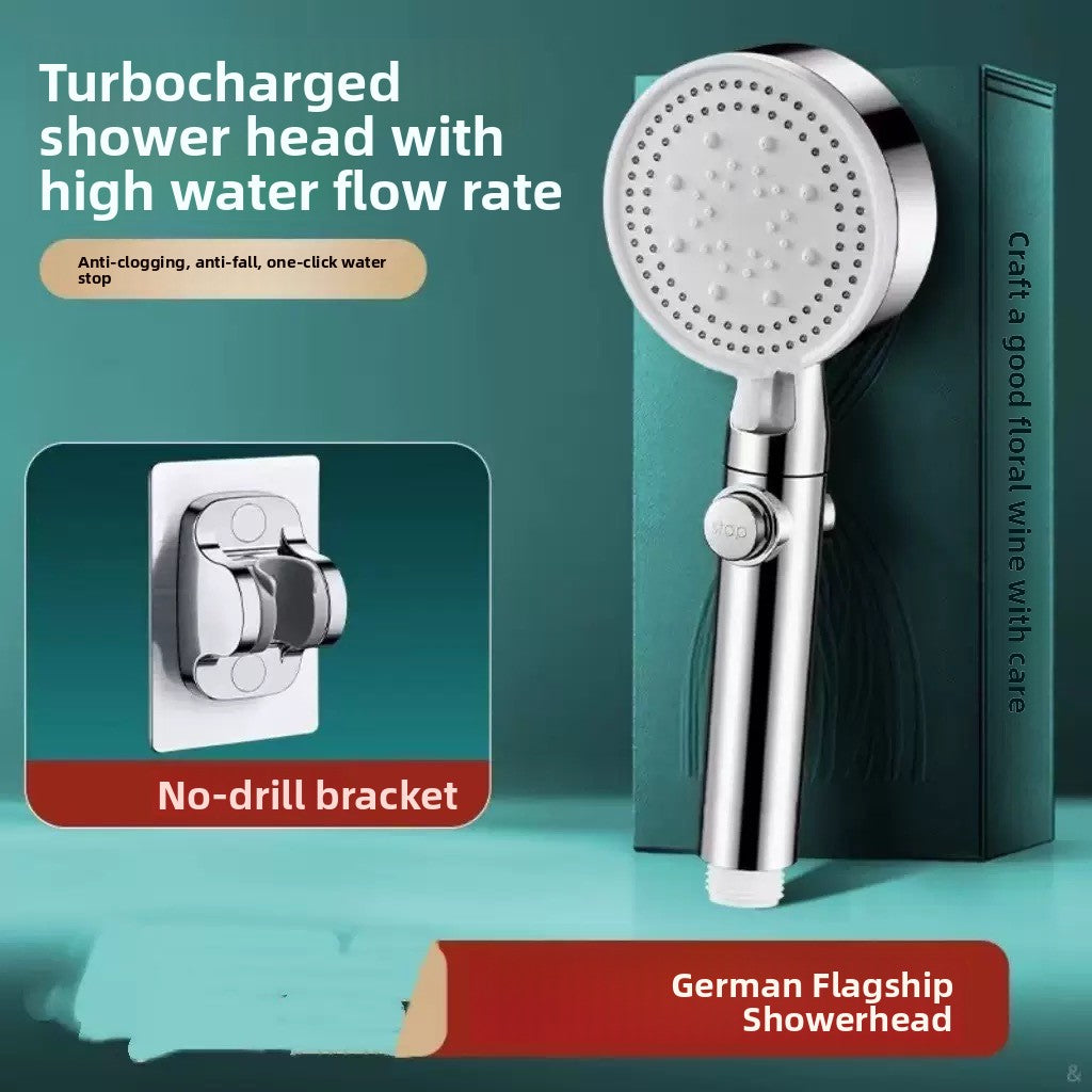 Pressurized shower head