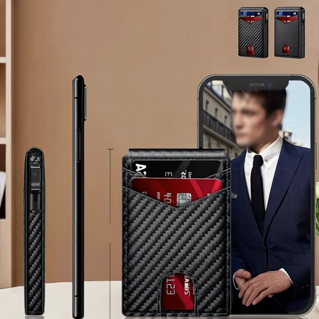 Portfel RFID z wysuwanym etui na karty - zdjęcie produktu 5