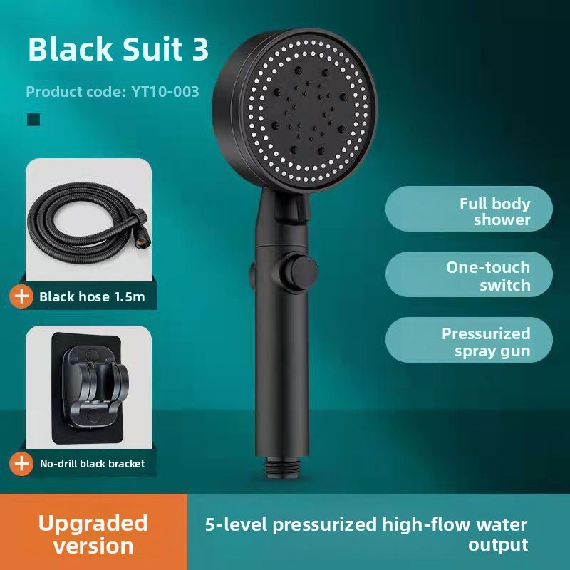 Pressurized shower head