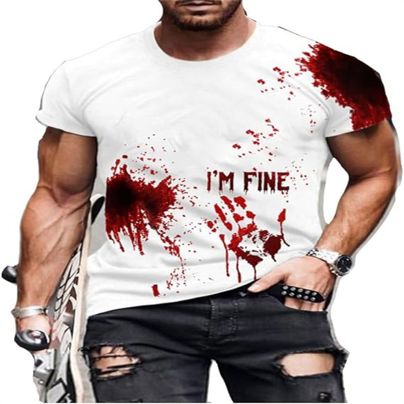 Męski T-shirt z nadrukiem 3D - 64 warianty