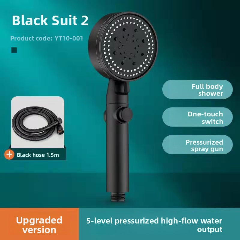 Pressurized shower head