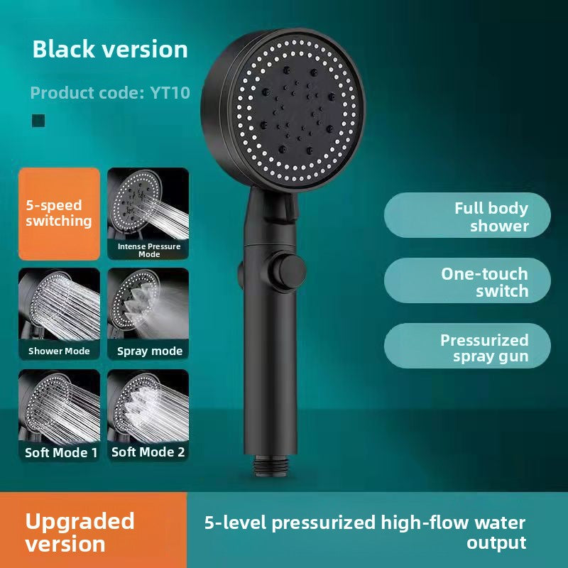 Pressurized shower head