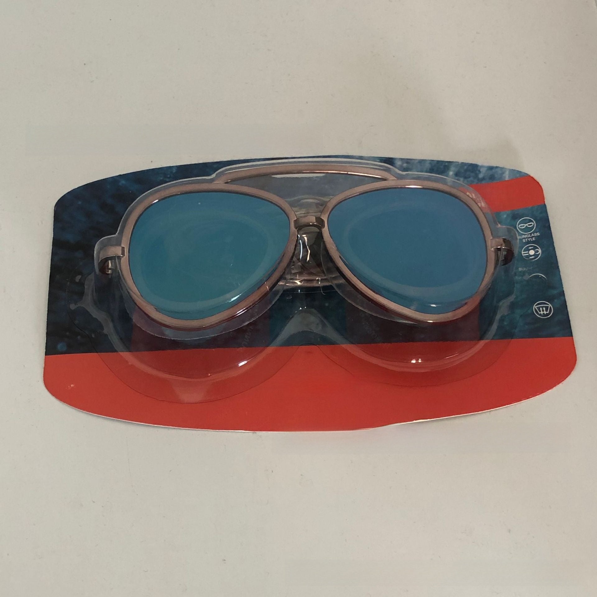 Full-view anti-fog swimming goggles