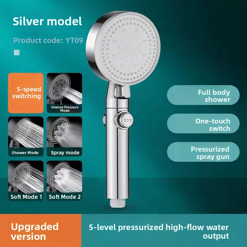 Pressurized shower head
