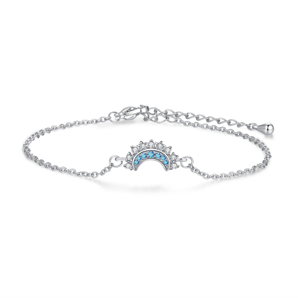 Bransoletka Sun ze srebra 925 - srebrna i złota